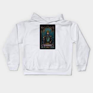 The Emperor Mermaid Tarot Card Kids Hoodie